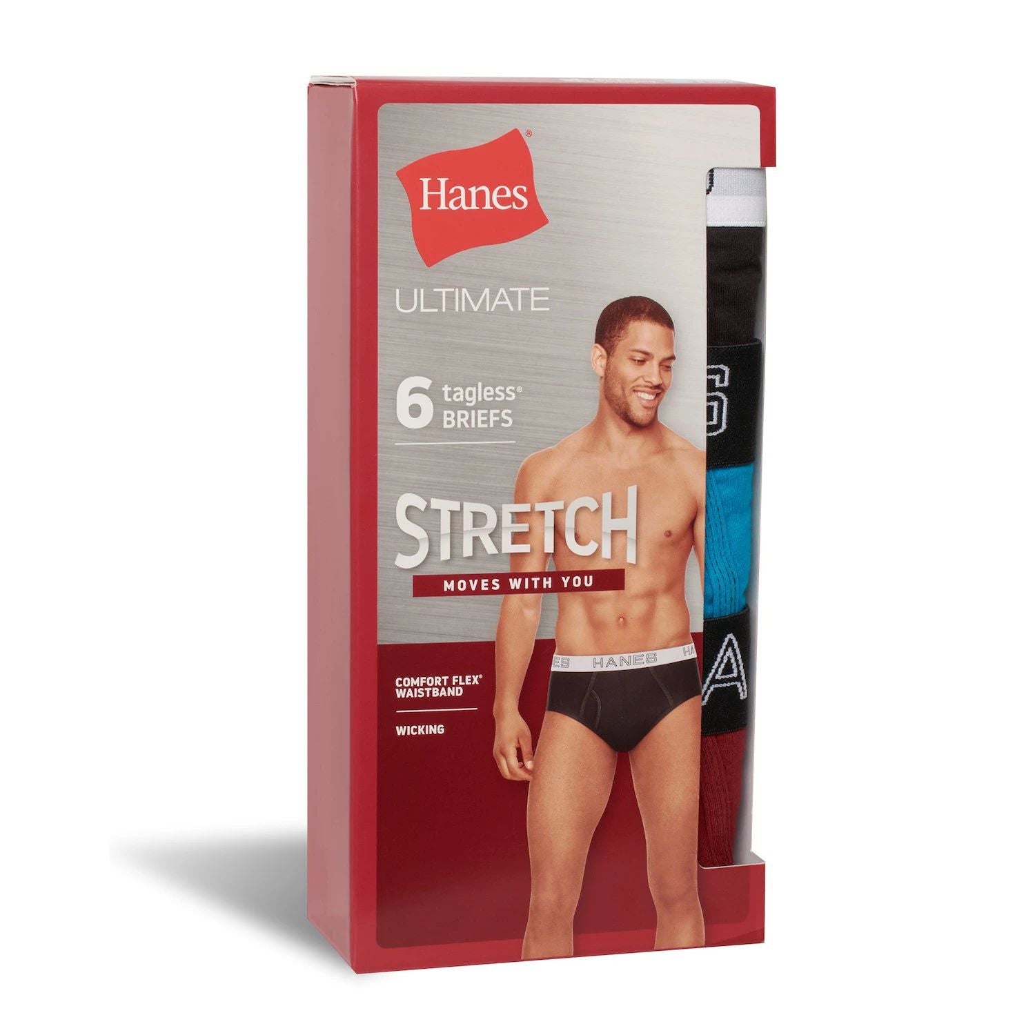 Hanes Ultimate men's elastic briefs, 6 pcs.