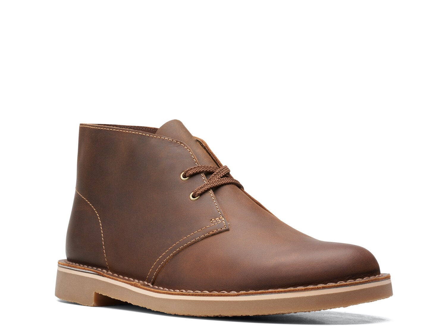 حذاء Bushacre 3 Chukka Clarks باللون البني الفاتح