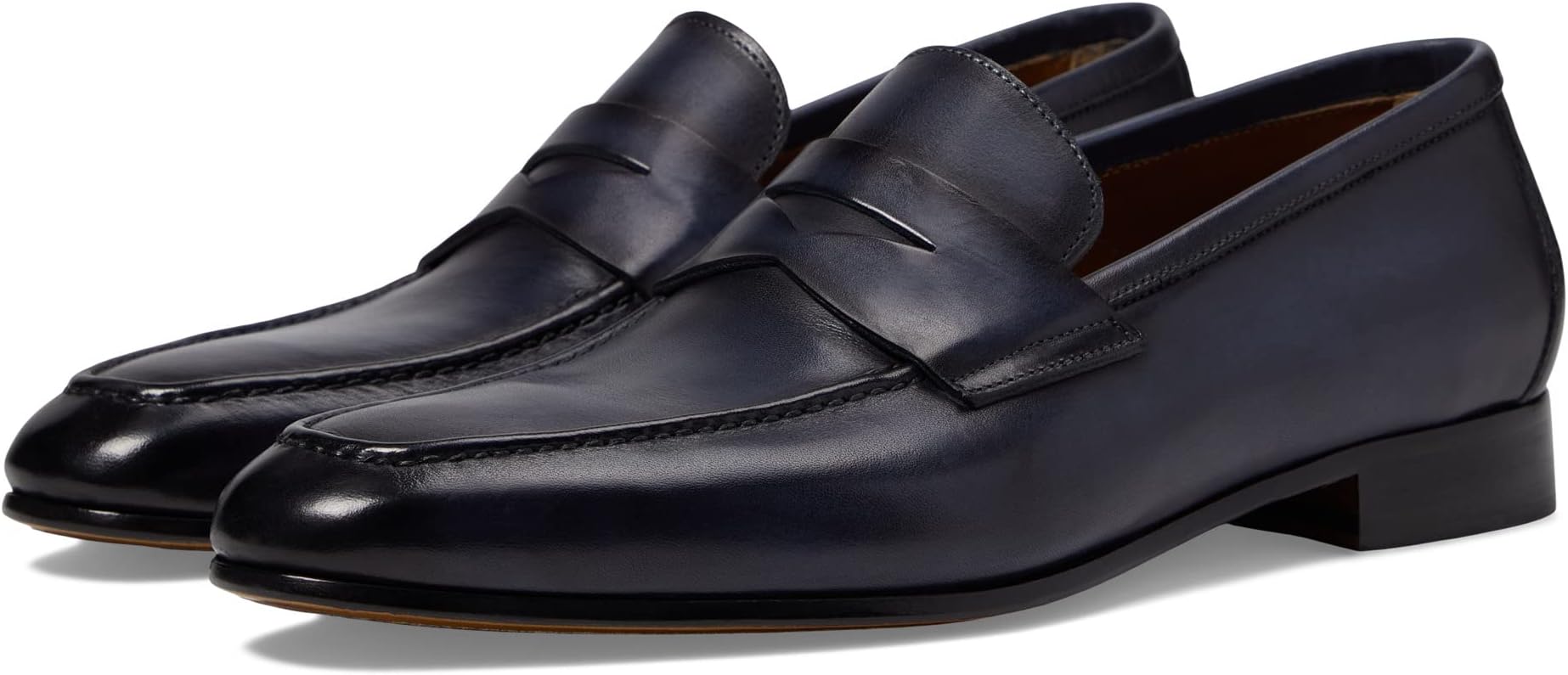 Manfredo Bruno Magli loafers, navy blue