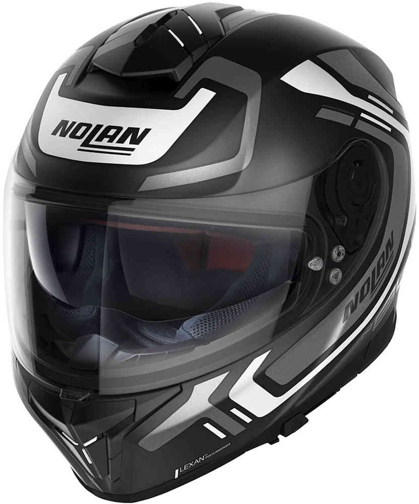 N80-8 Ally N-Com Nolan helmet, matte black/white