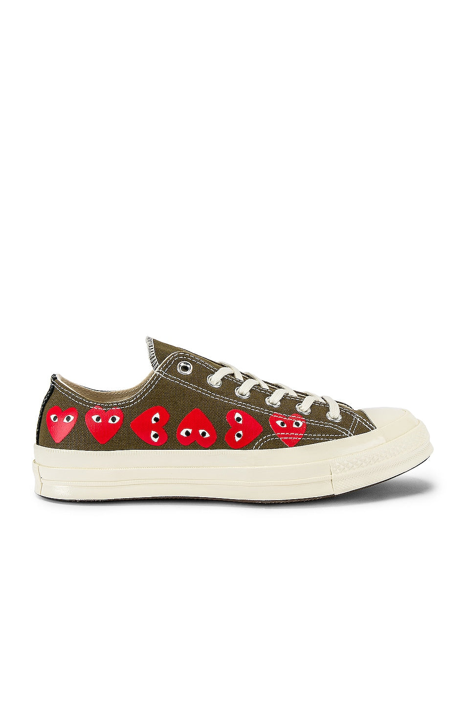 Comme des Garçons Emblem Low Top sneakers, khaki