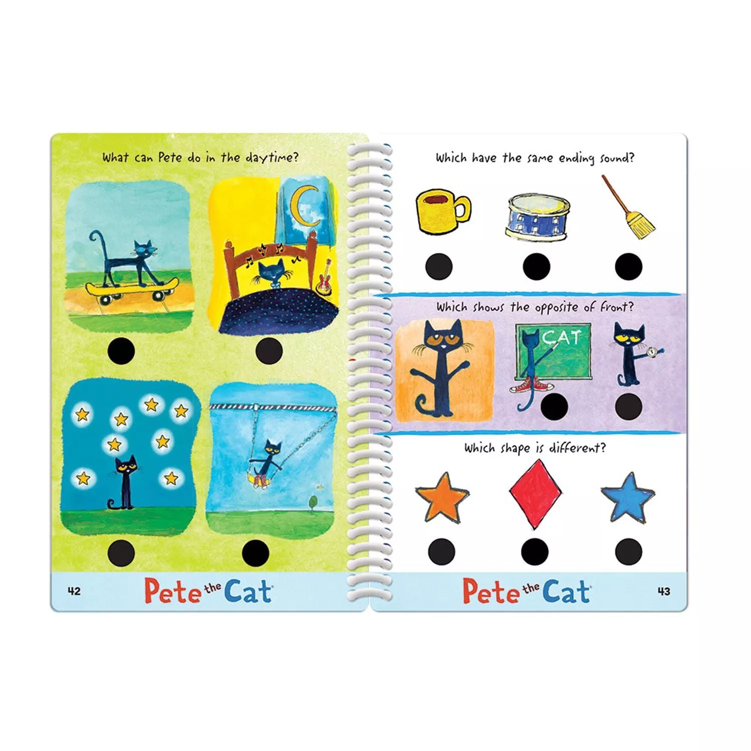 Educational Insights Hot Dots Jr .  Pete the Cat for preschool age Notebook and Talking Pen Set, Level 2 Educational Insights