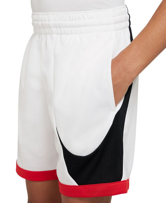 Big Boys Dri-FIT Nike Regular Fit Color Block Basketball Shorts multicolor