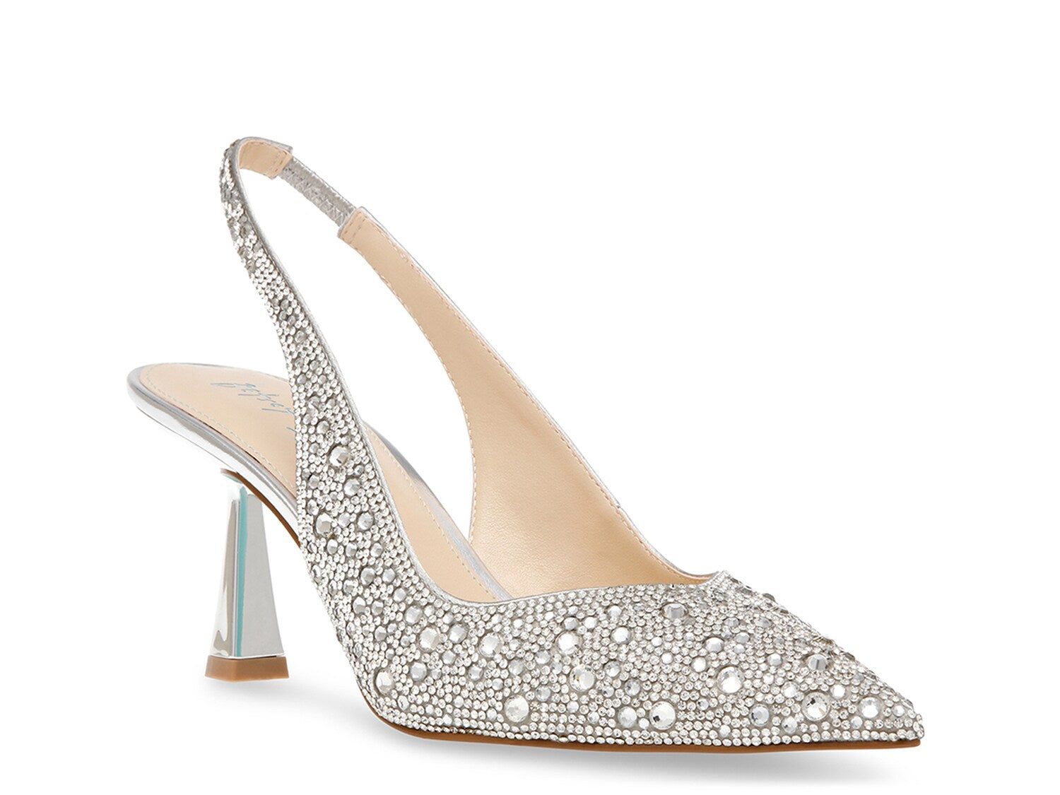 Betsey Johnson Mya shoes, silver