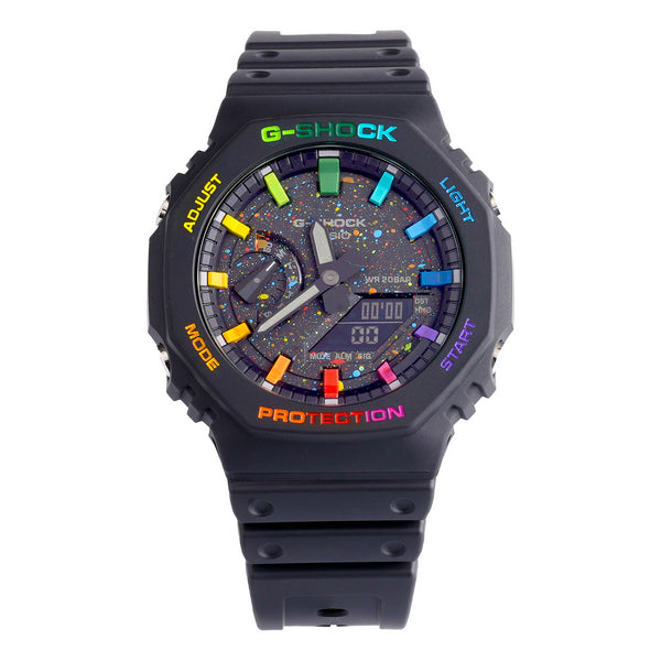 CASIO G-Shock Analog-Digital 'Black' Watch, black