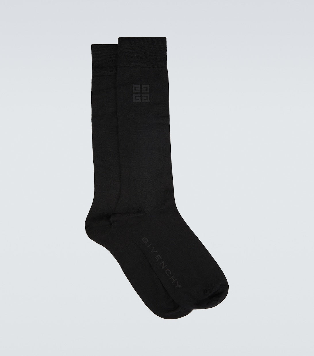 Givenchy 4G Silk Blend Socks, Black