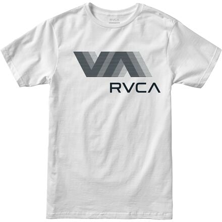 تي شيرت VA RVCA Blur للرجال RVCA، أبيض