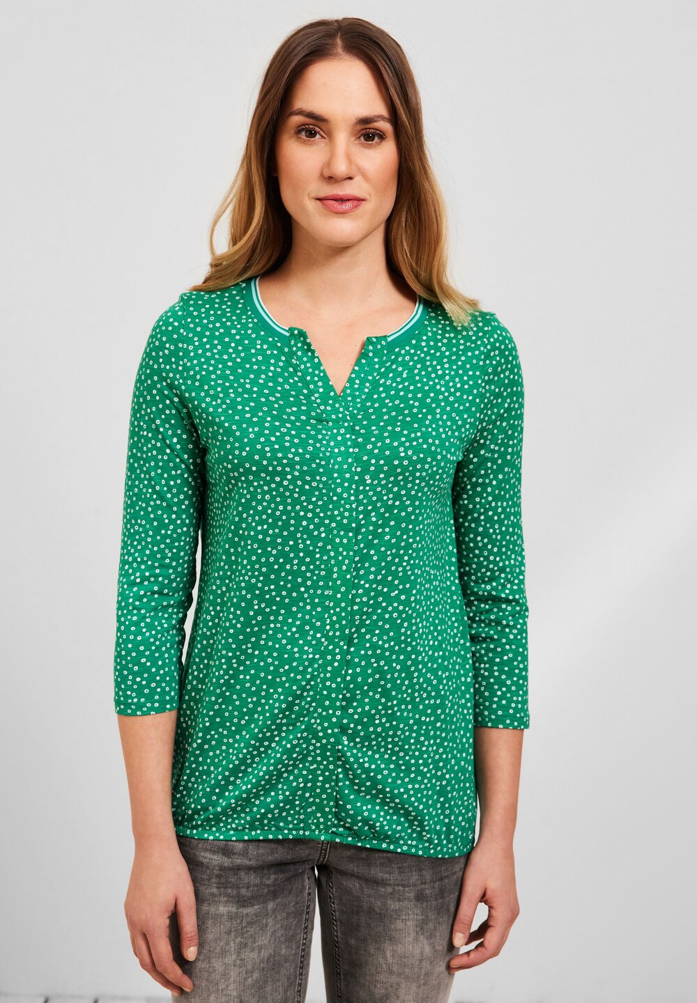 CECIL shirt, dark green