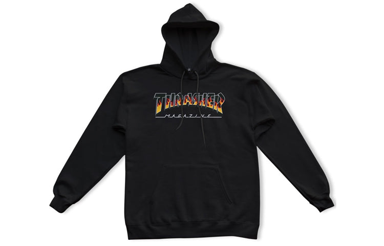 Unisex Thrasher hoodies and sweatshirts, black