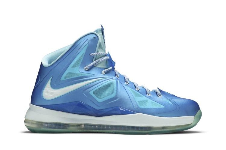 Nike LeBron 10+ Sport Pack 'Blue Diamond' Sneakers, blue