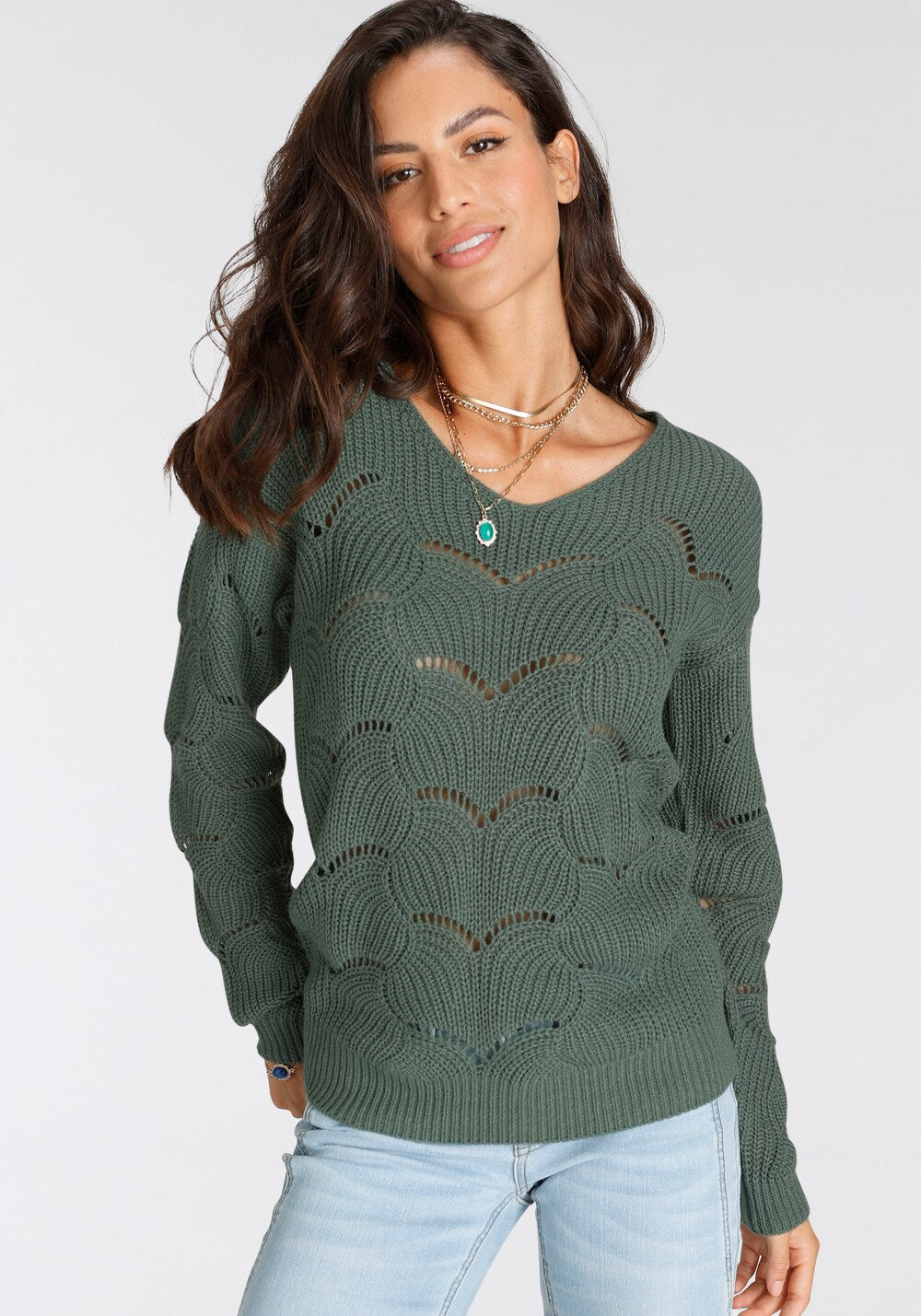 Laura Scott sweater, green