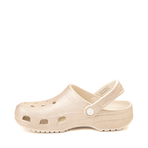 Crocs Classic Shiny Clogs, Champagne