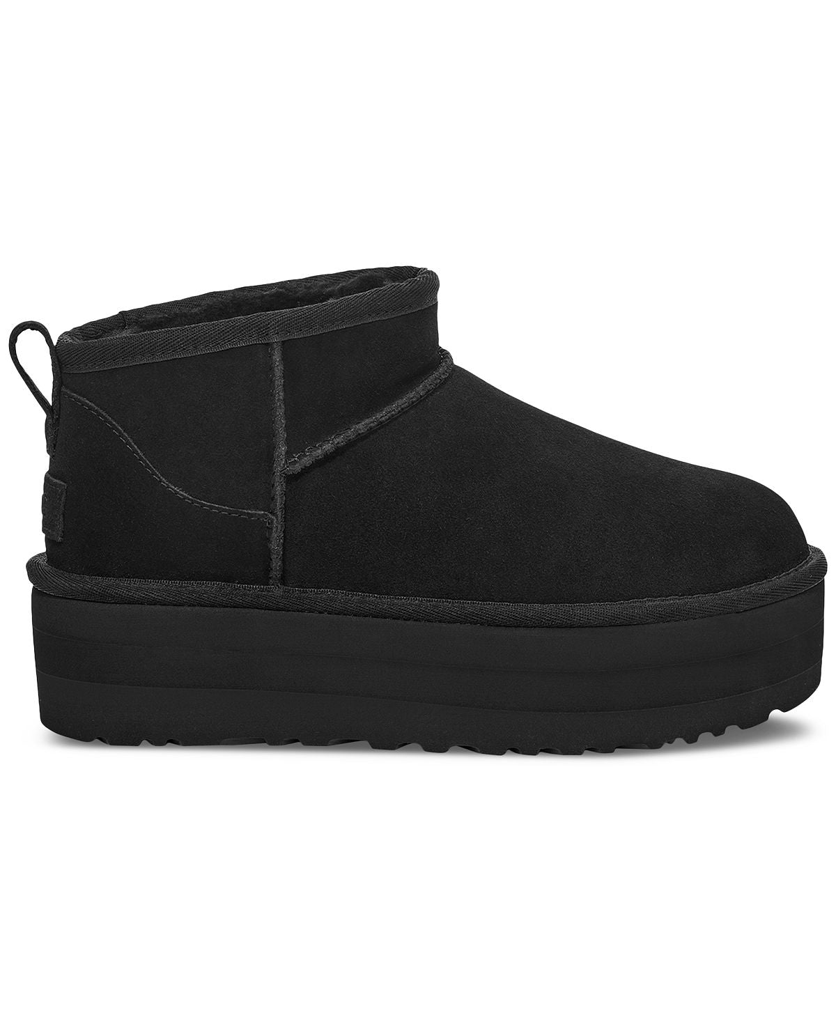 Ugg boots Classic Ultra Mini on the UGG platform, black