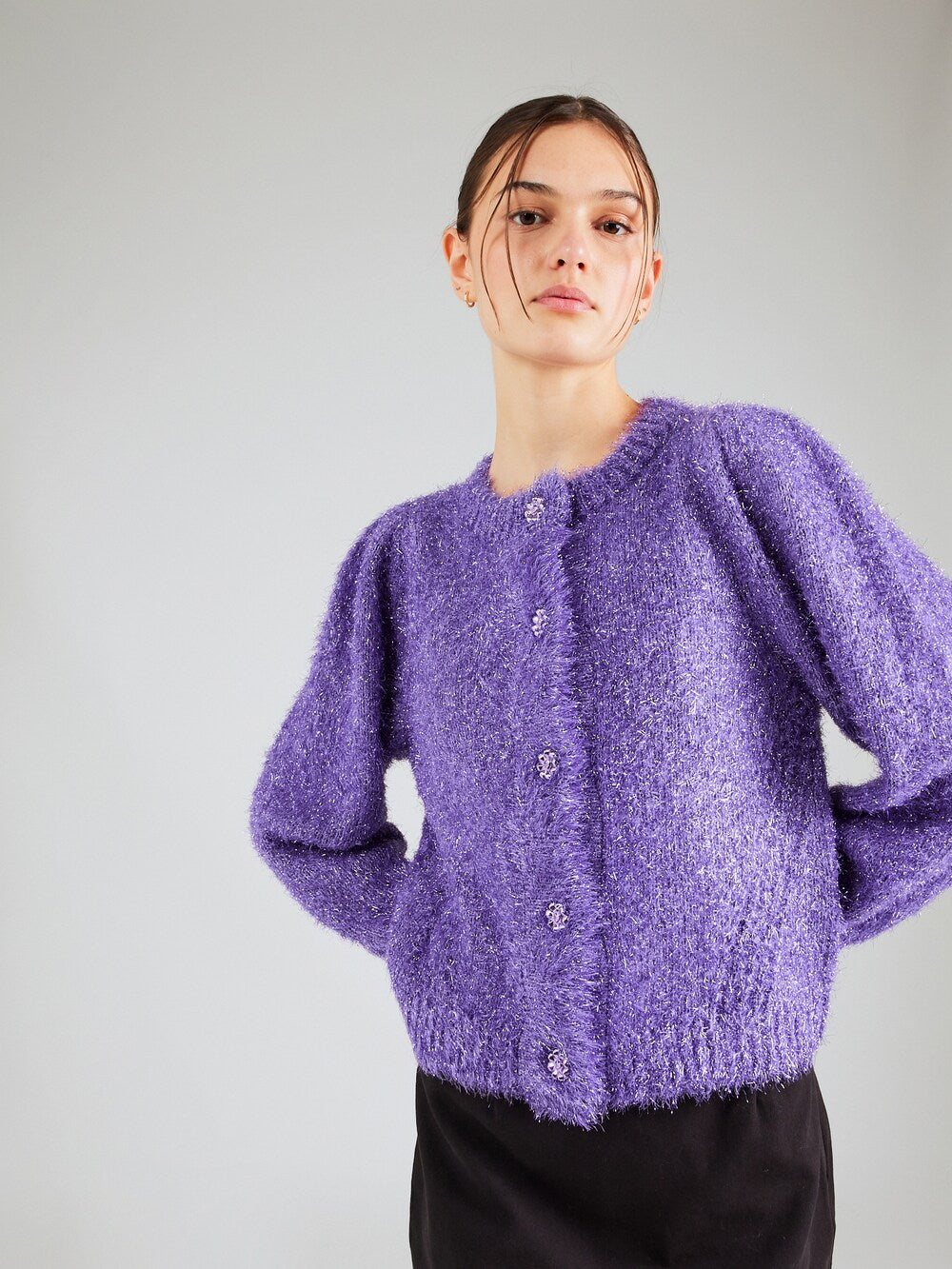 Fabienne Chapot Kitty knitted cardigan, purple