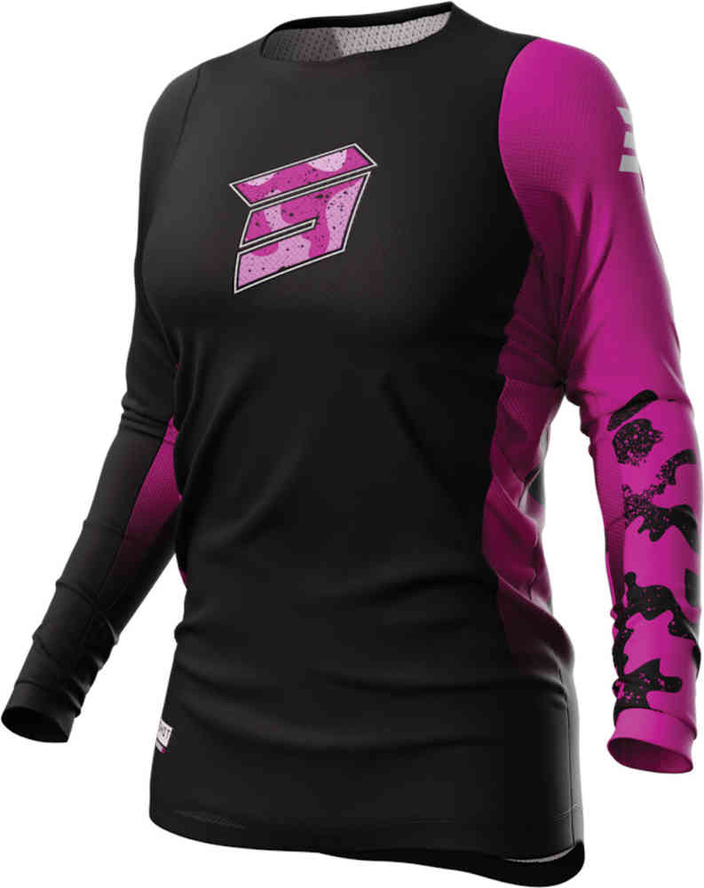 Contact Shelly 2.0 Shot Women's Motocross Jersey, Black/Pink