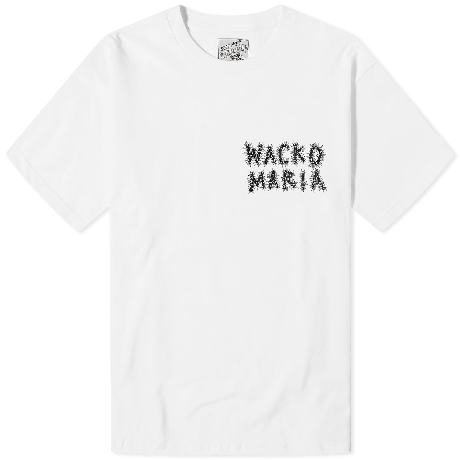 تي شيرت Wacko Maria X Neckface Type 5، أبيض