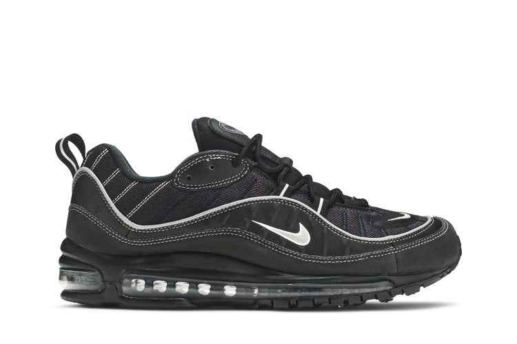 Nike Air Max 98 'Black Silver' Sneakers, black