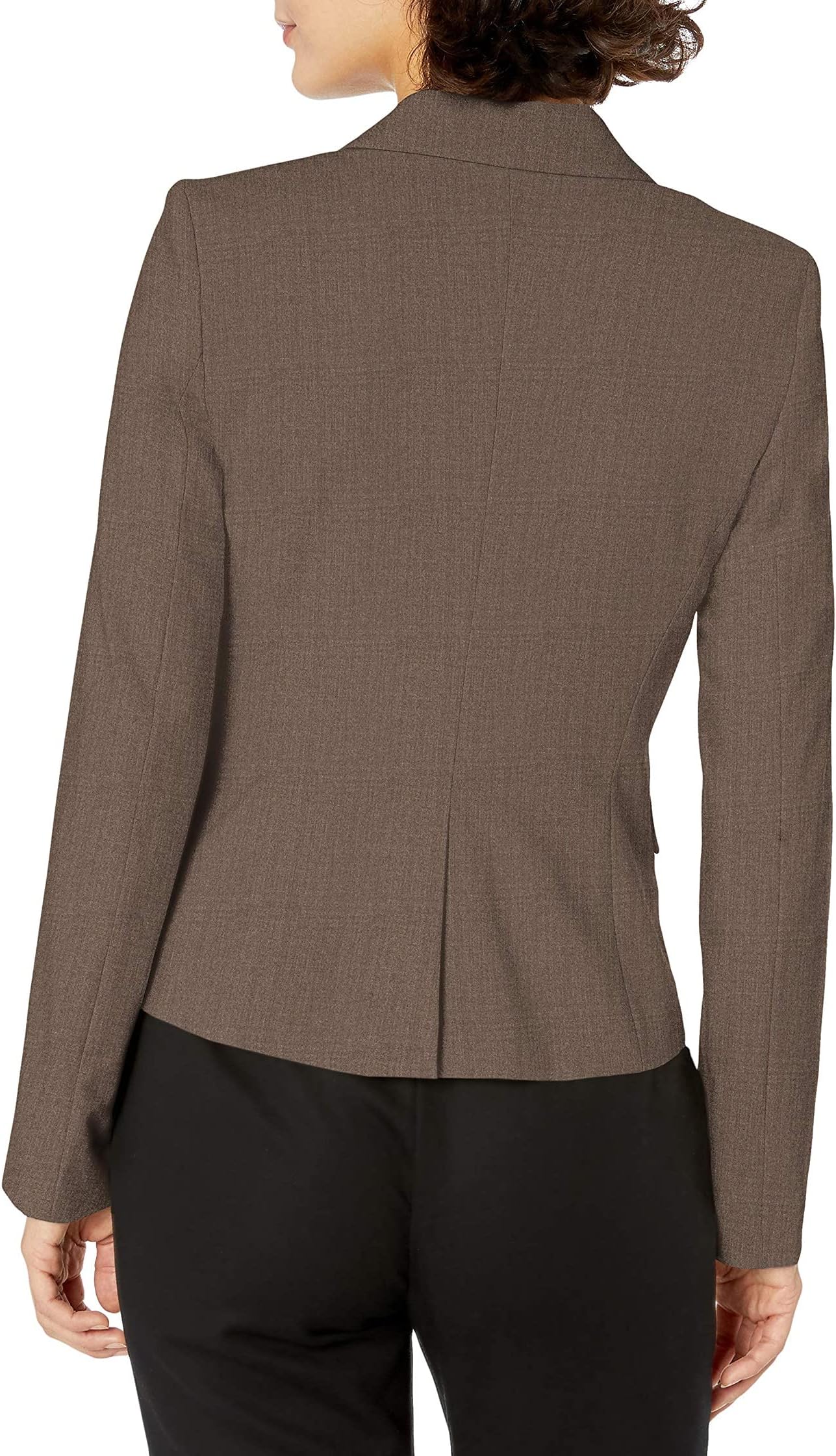 Women's jacket Lux with two buttons (miniature standard and large) Calvin Klein, color Heather Taupe