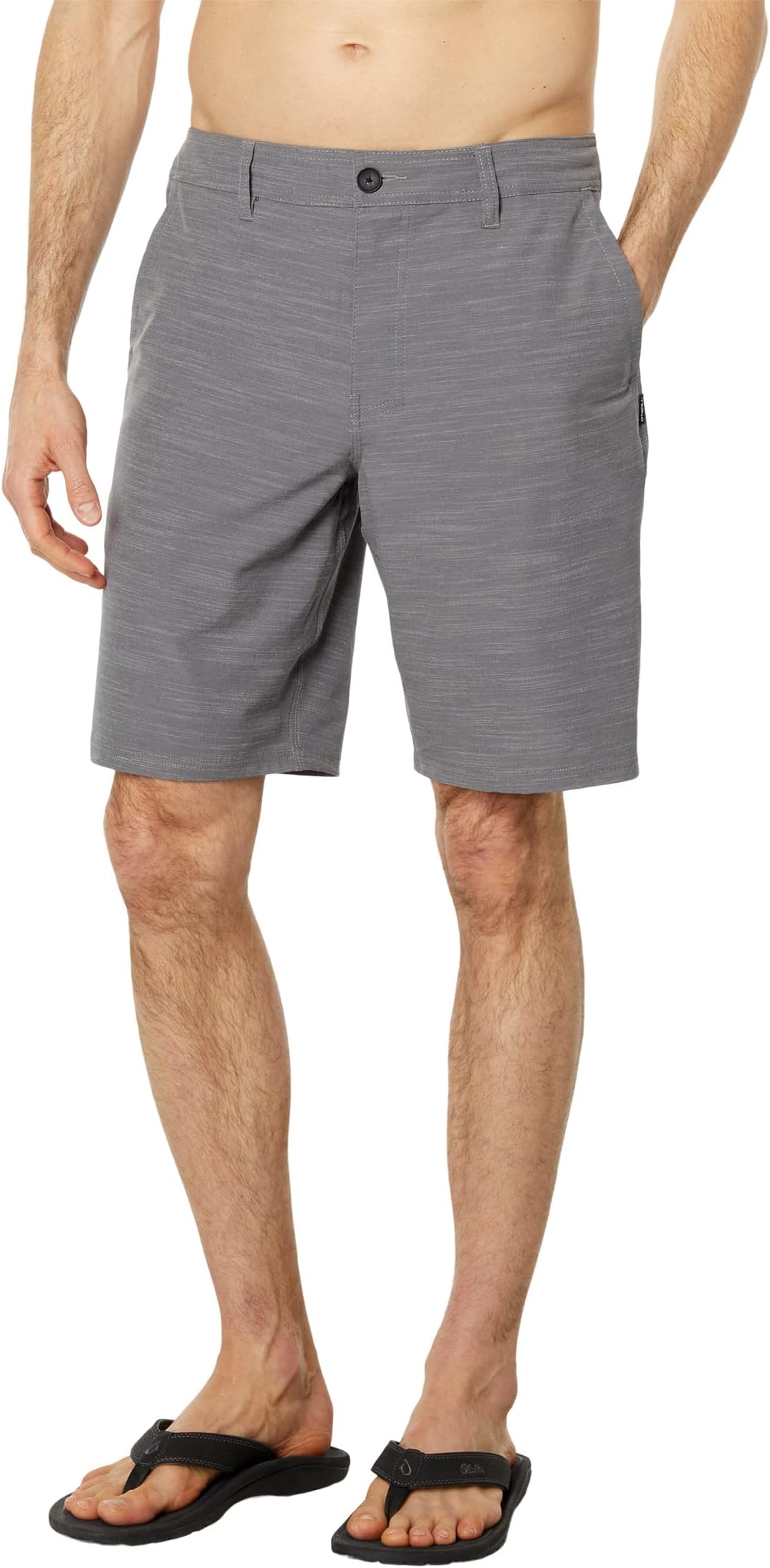 O'Neill 20" Reserve Slub Hybrid Shorts, Gray