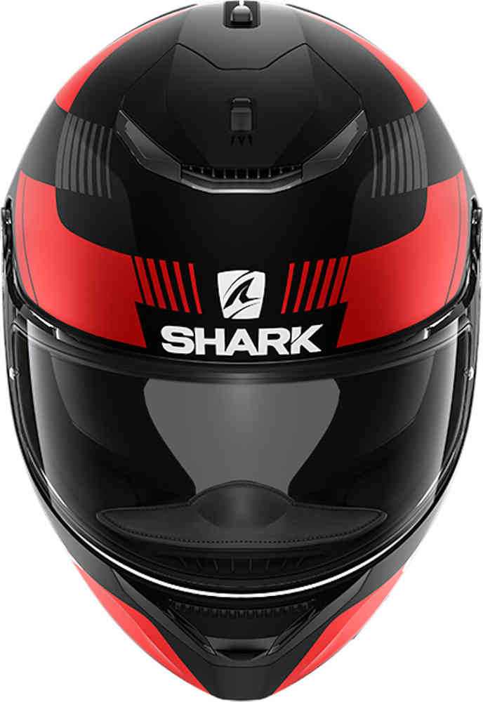 Spartan Strad Helmet Shark, matte black/red