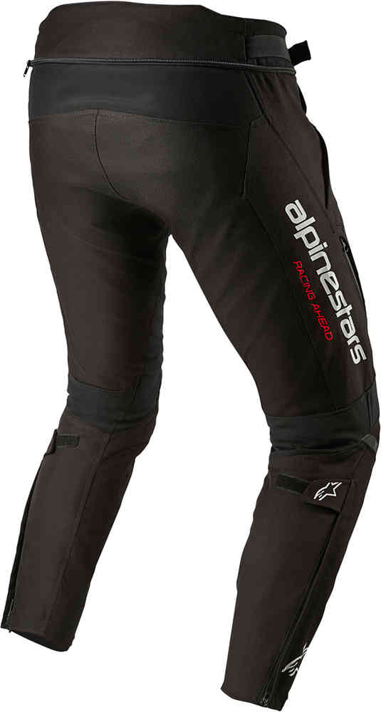 بنطال T-SP R Drystar المقاوم للماء من نسيج Alpinestars للدراجات النارية، باللونين الأسود والأبيض