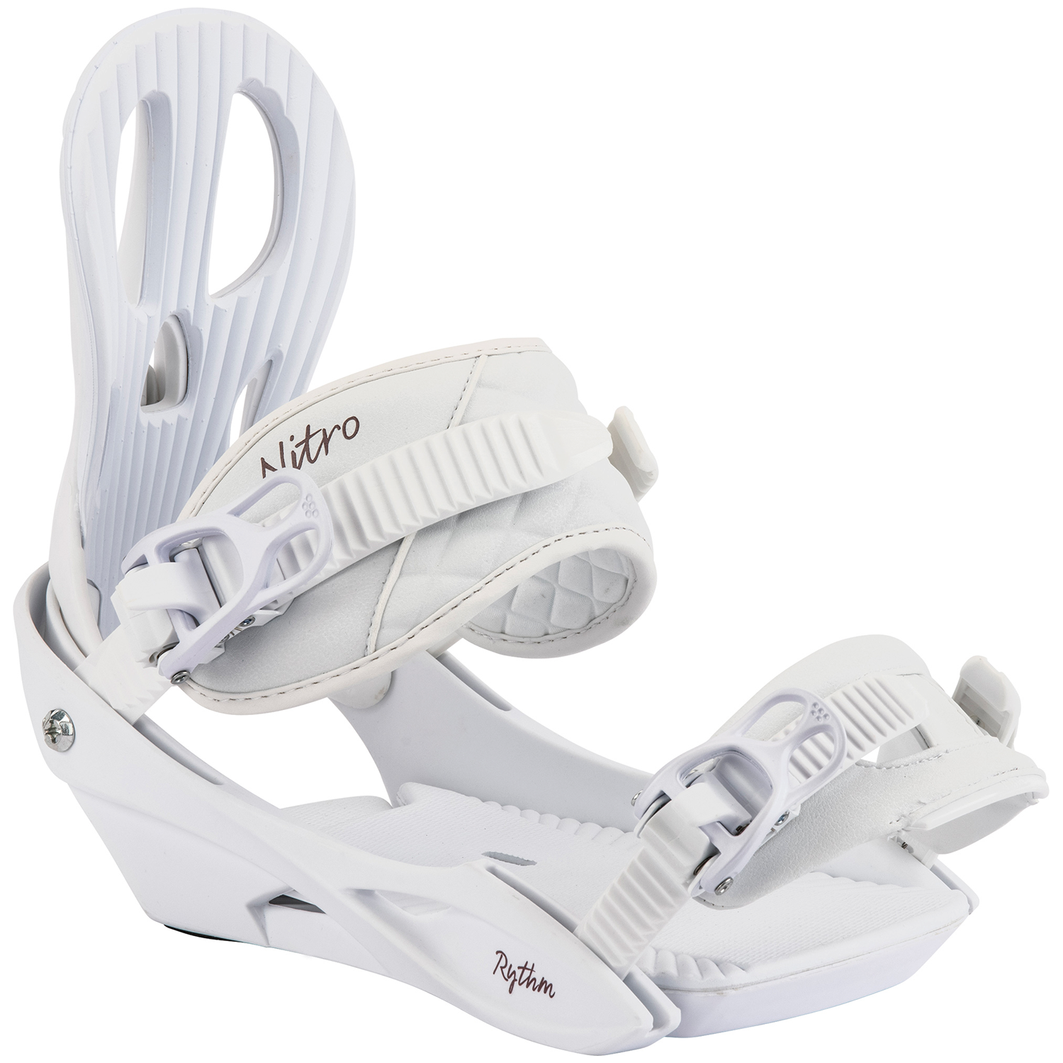 Snowboard bindings Nitro Rythm, white