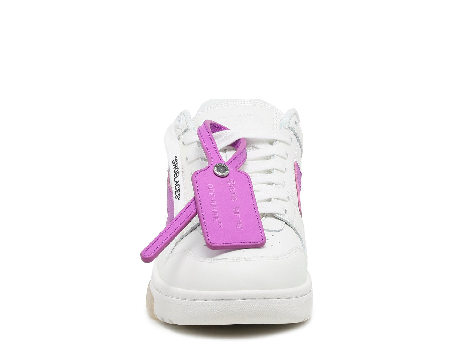 Women's sneakers Off-White Out of Office, white / purple