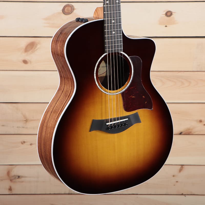 Acoustic guitar Taylor 214ce-SB DLX - Tobacco Sunburst - 2202122043