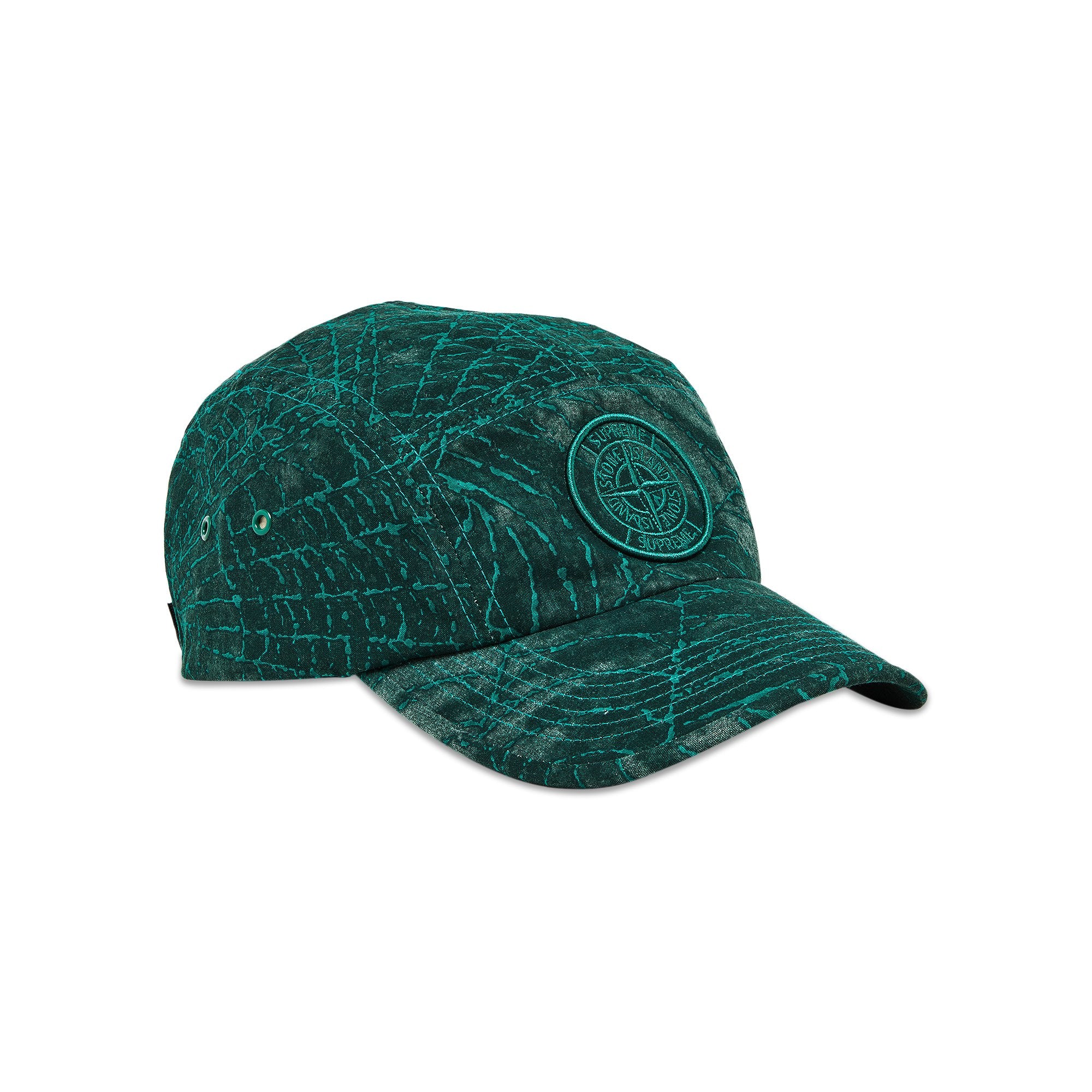 Camp Supreme x Stone Island cap, dark green