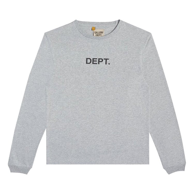 T-shirt Gallery Dept. Long-Sleeve 'Heather Grey', gray