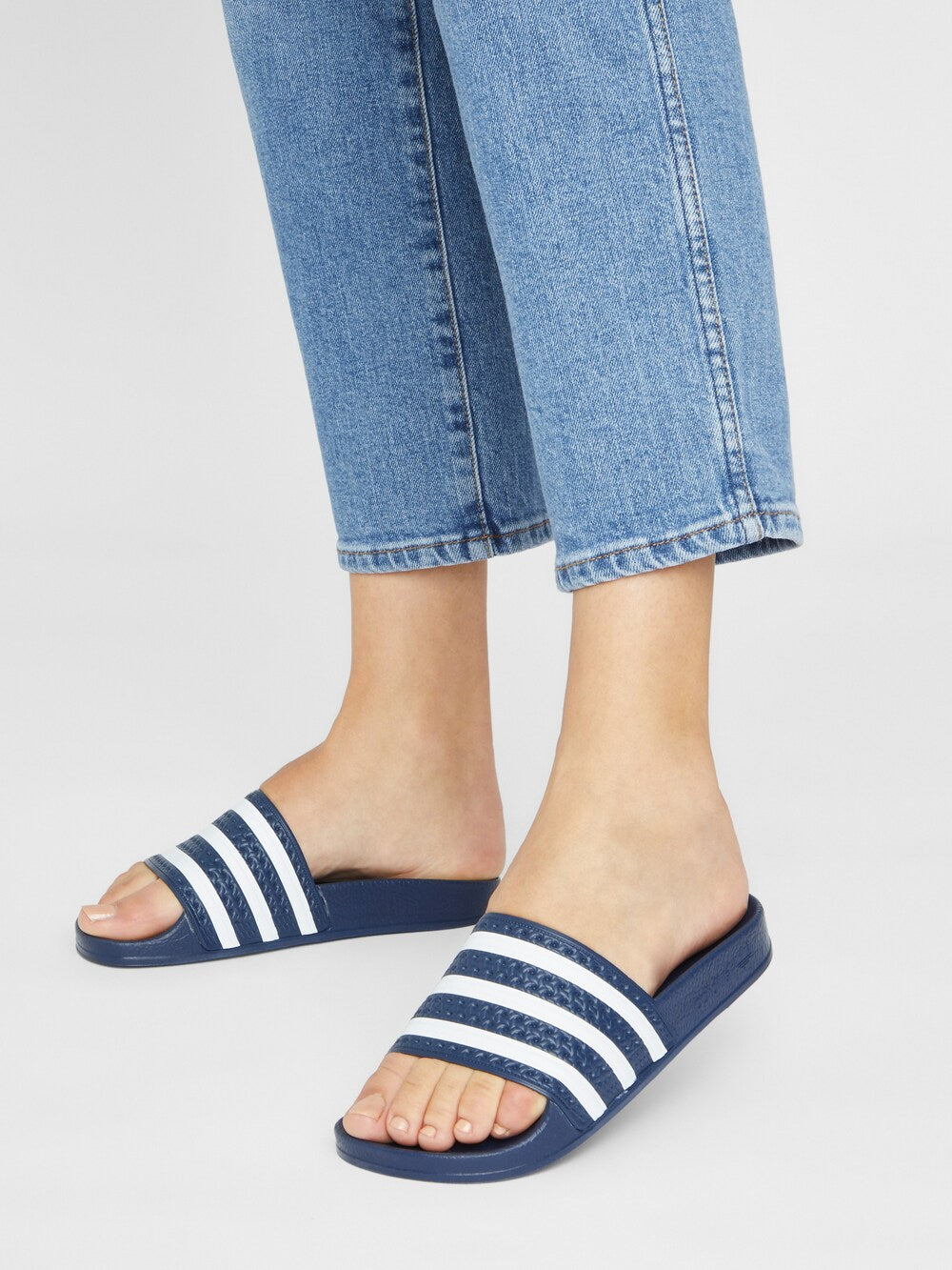 Adidas Adilette mules, dark blue