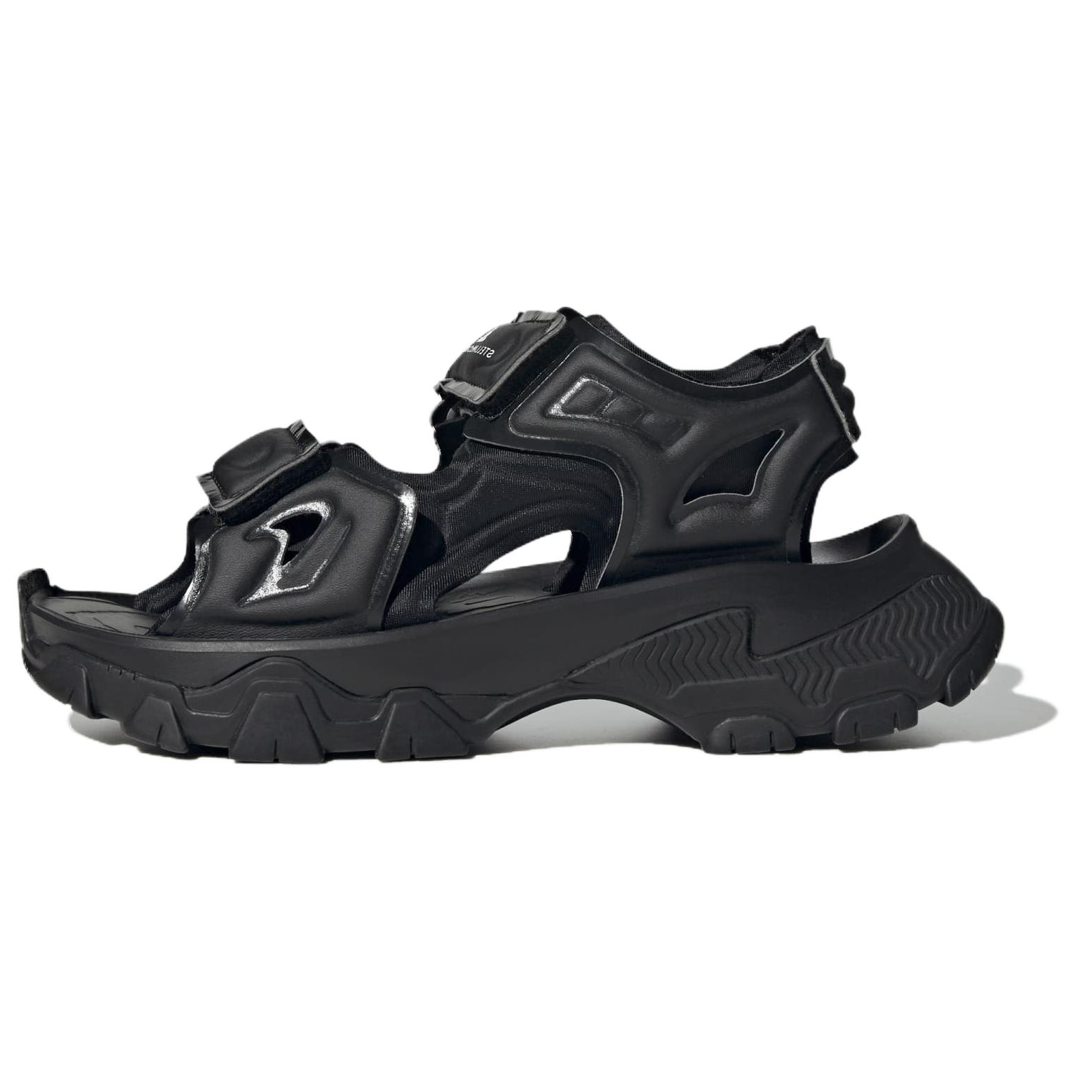 Women's Hika Outdoor Sandals by Stella McCartney X "Core Black" Adidas