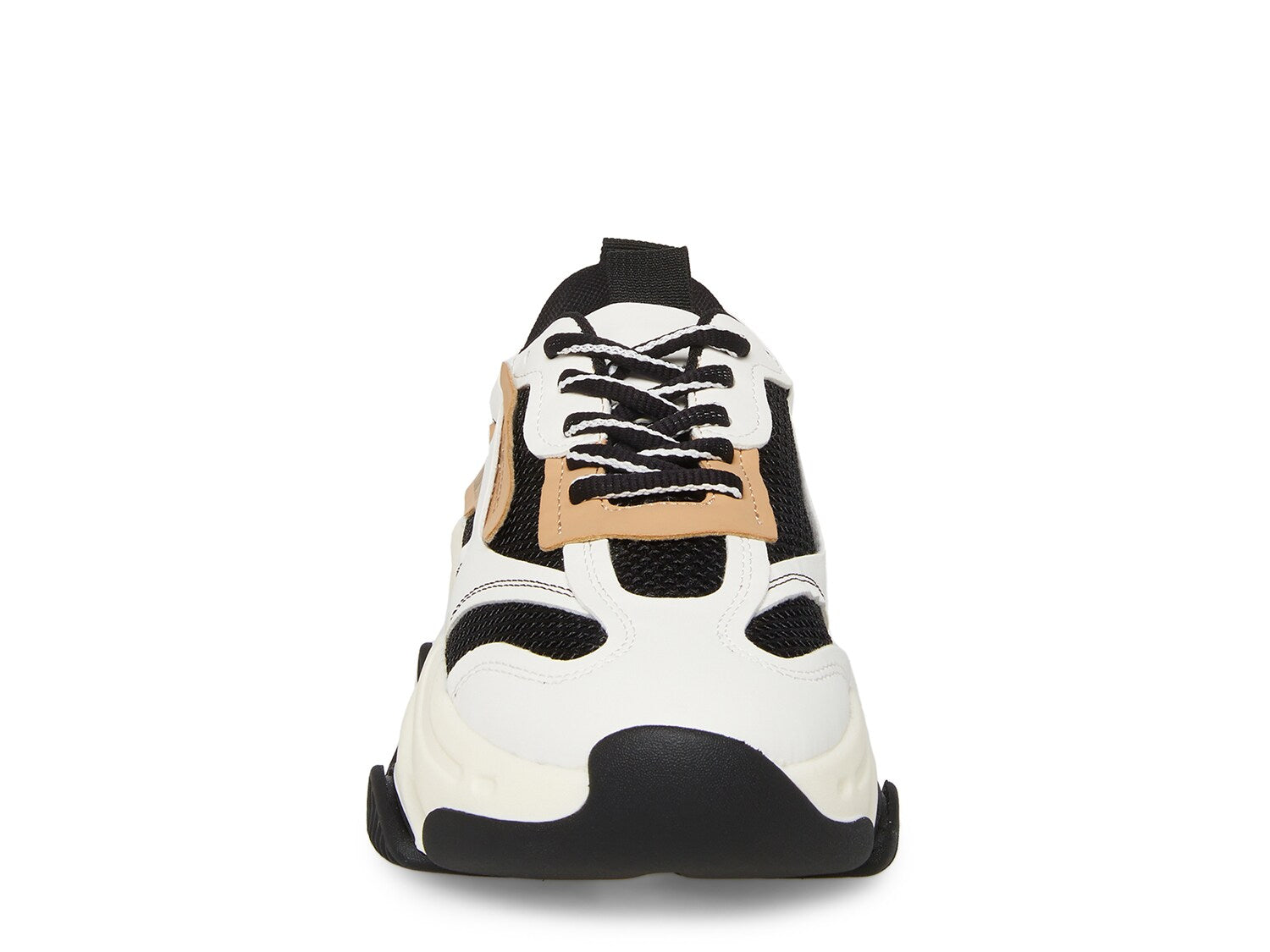 Women's sneakers Steve Madden Possession, white / black / brown