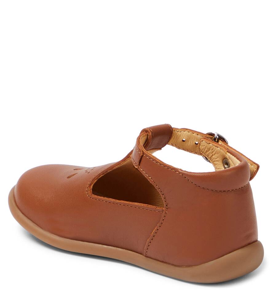 Sandals Baby Stand Up Salome Bucky Pom d'Api, brown