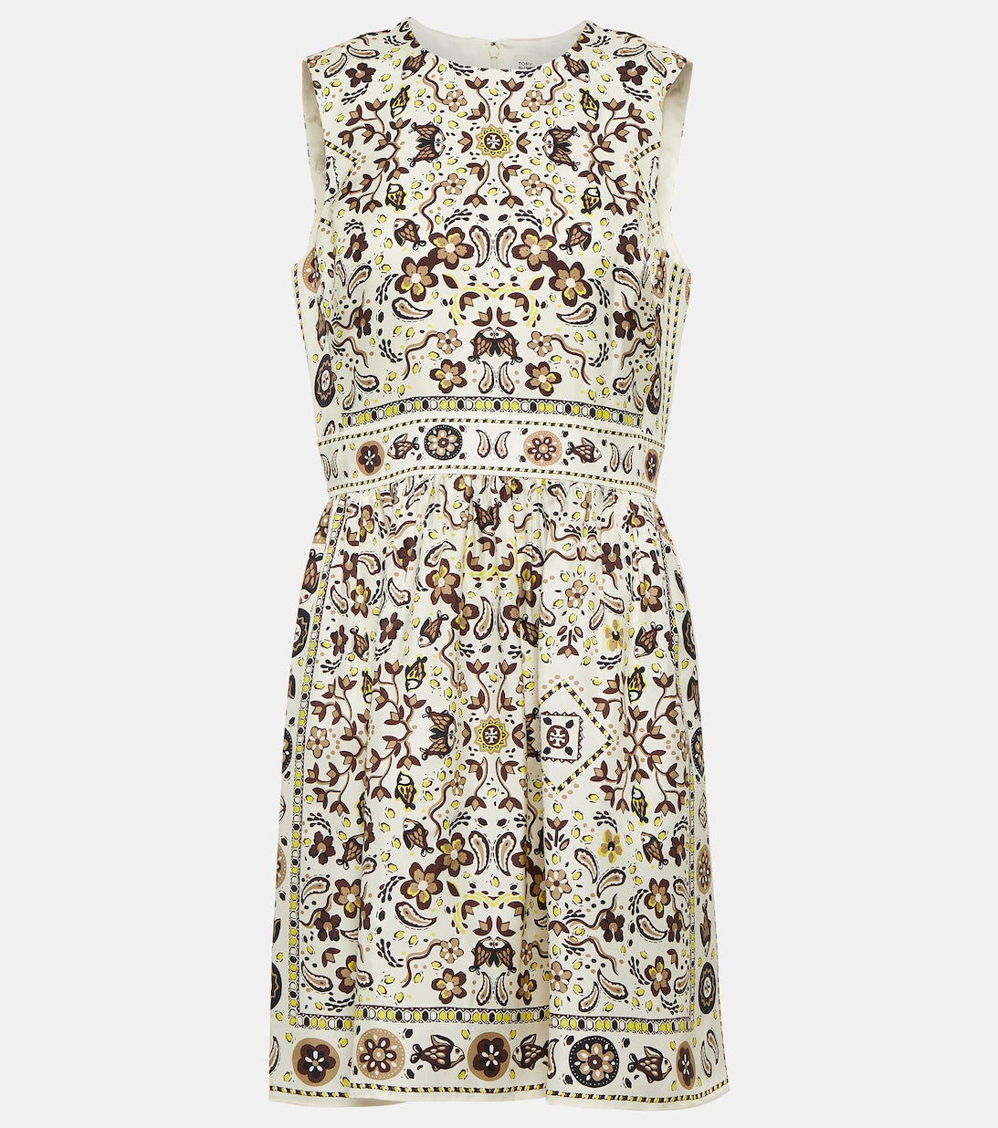 TORY BURCH Print Silk Mini Dress, Multicolor