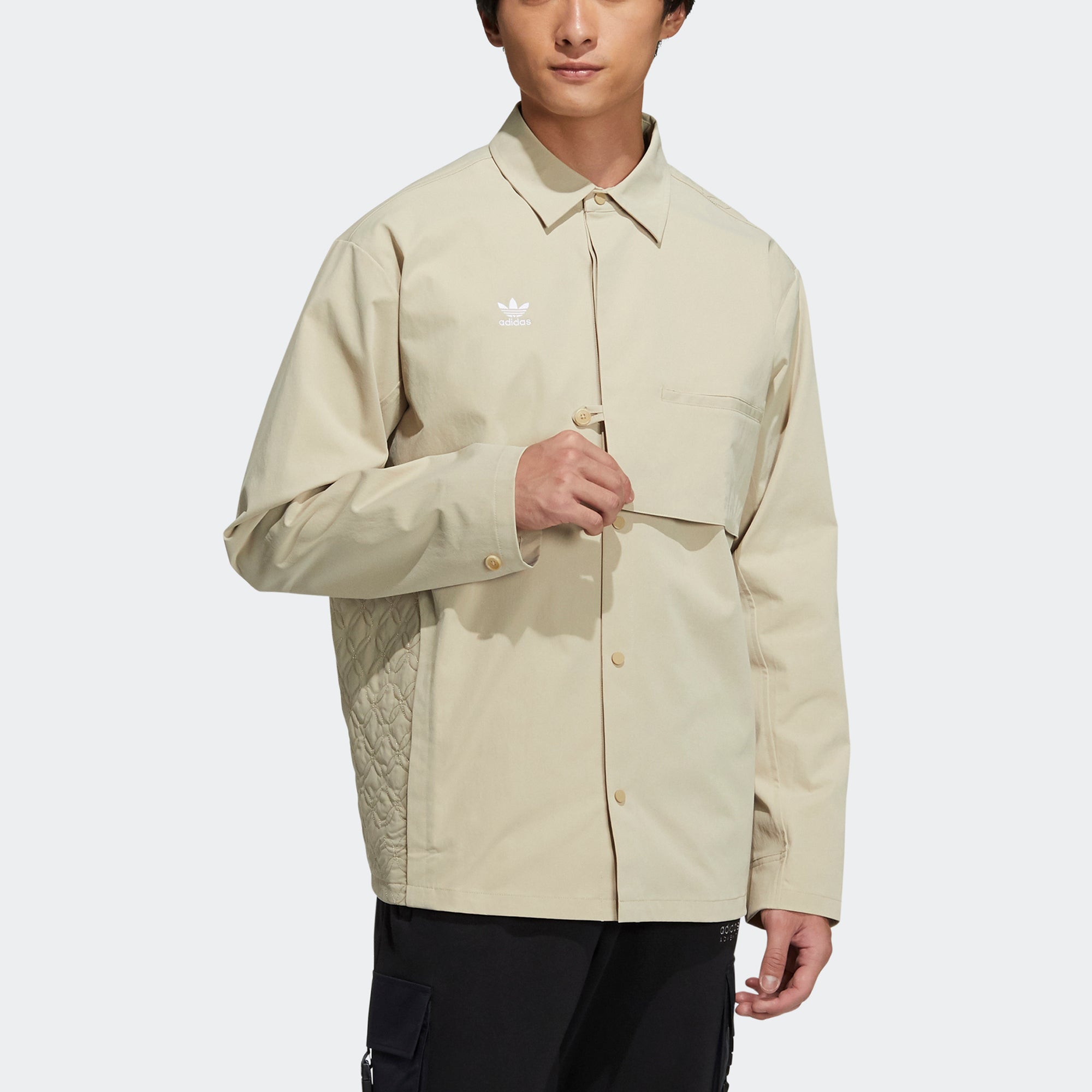 CNY Limited Button Sports Adidas Originals Savanna Long Sleeve Shirt Savanna