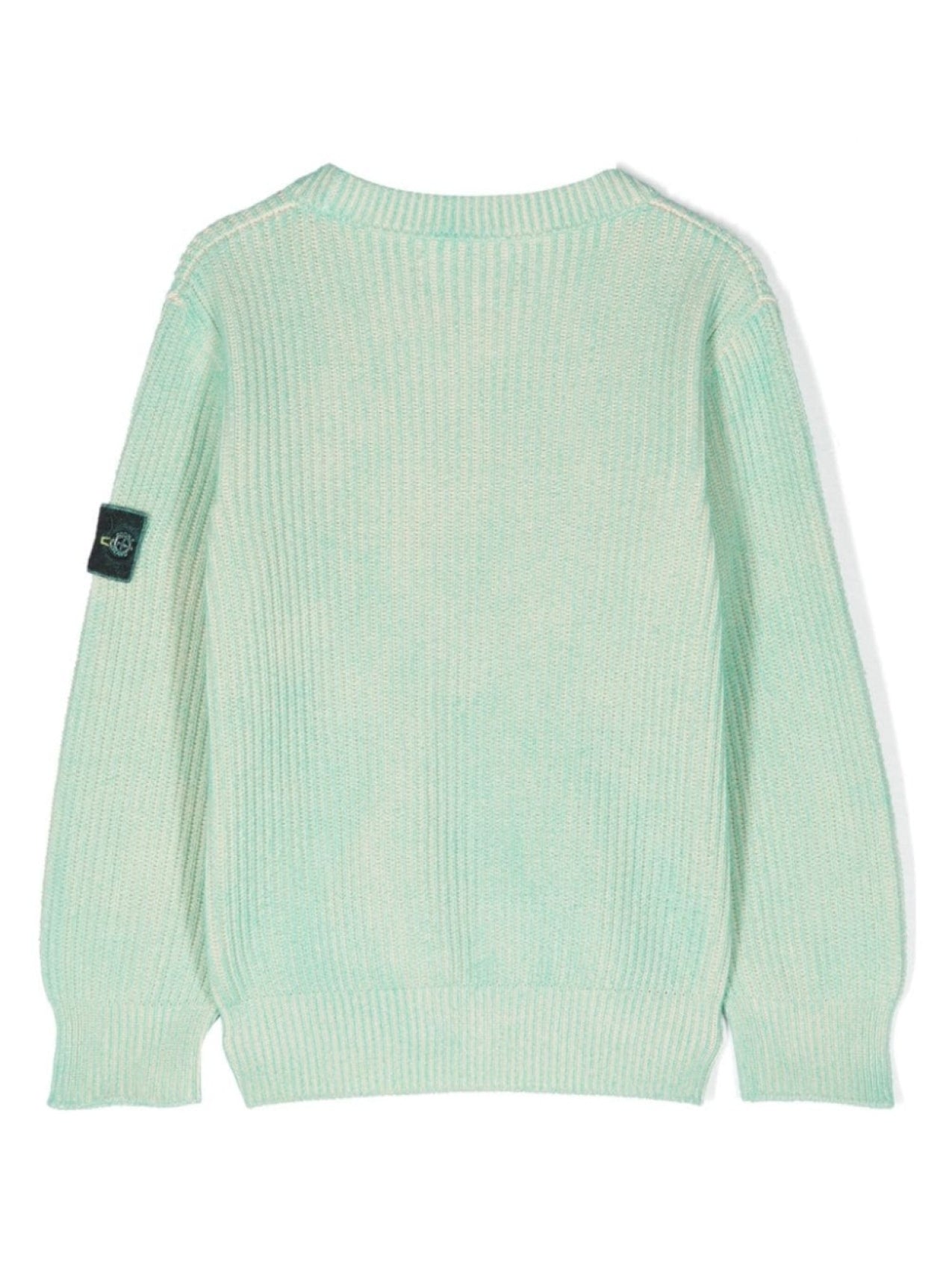 Stone Island Junior Compass Patch Jumper, Green