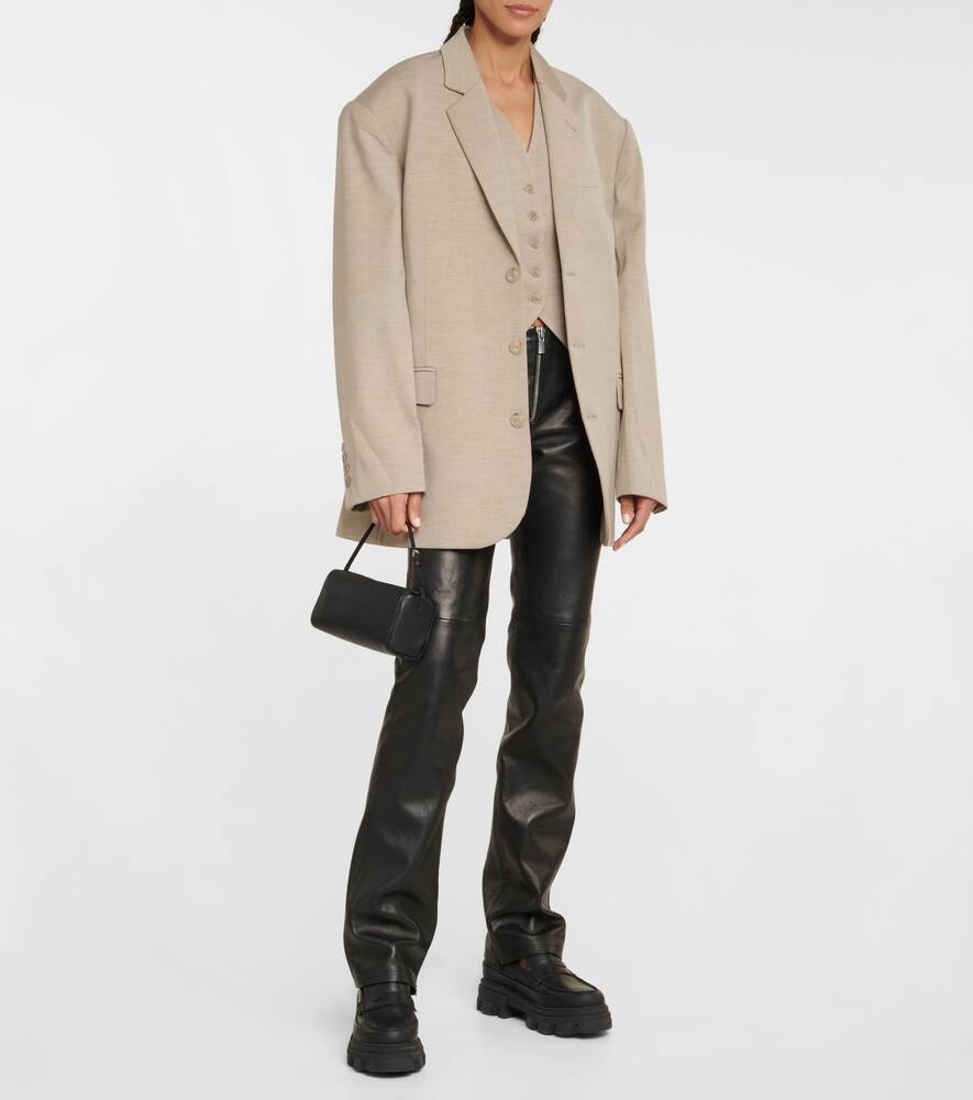 Oversized blazer Gelso THE FRANKIE SHOP, beige