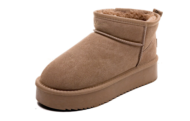 Unisex Winter Boots Milk Tea Color Warrior