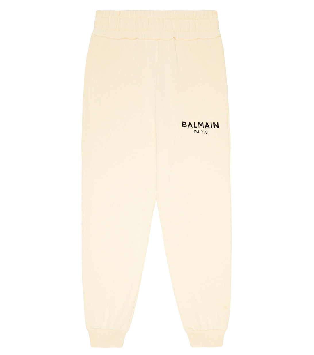 Balmain Logo Cotton Sweatpants, Black