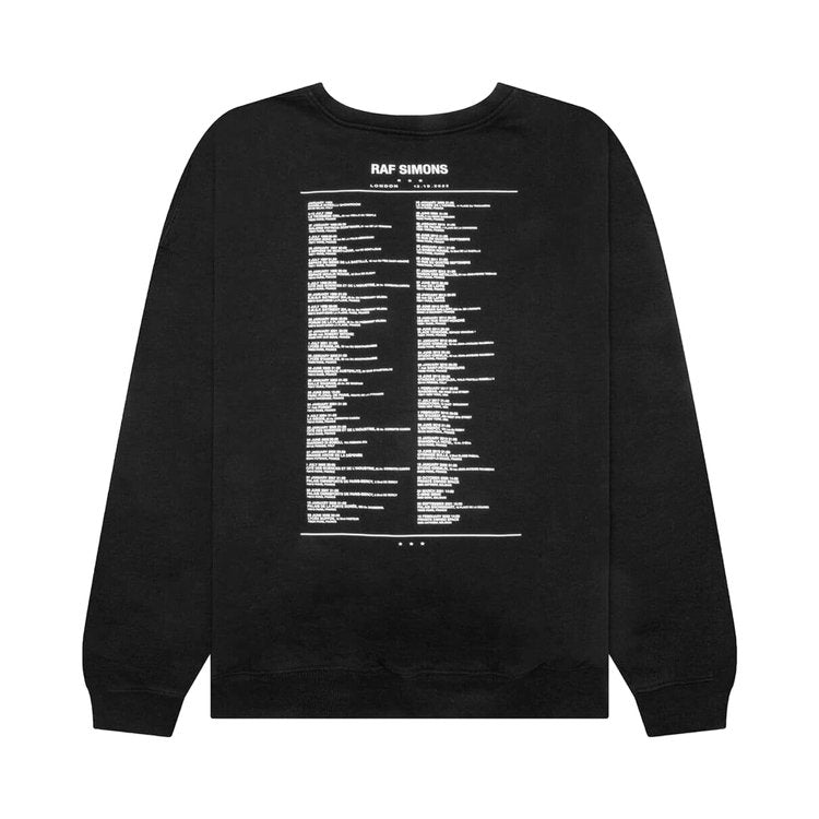 Raf Simons Tour 'Black' Cardigan, black