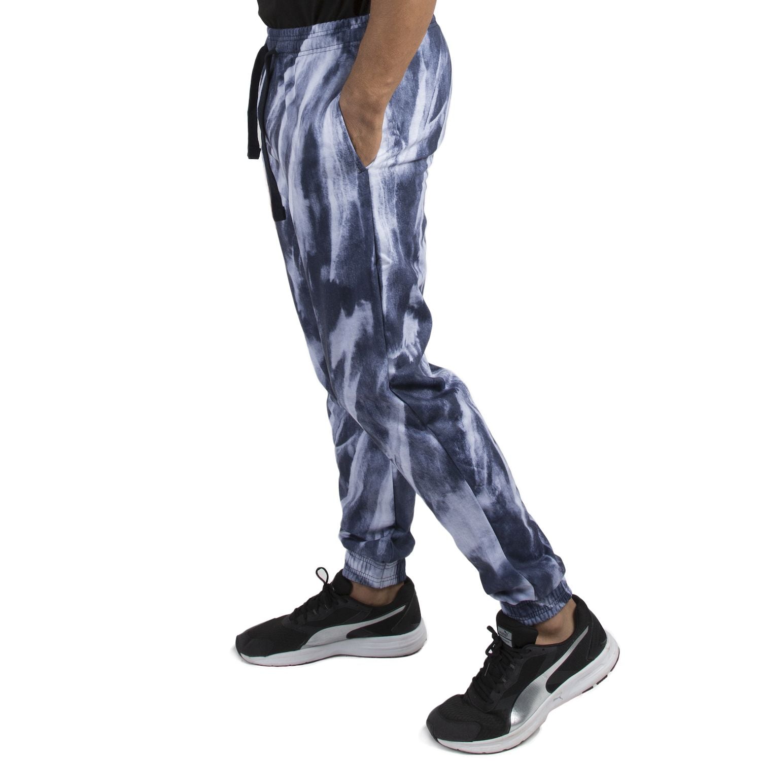 Vibes Men's Fleece Printed Joggers