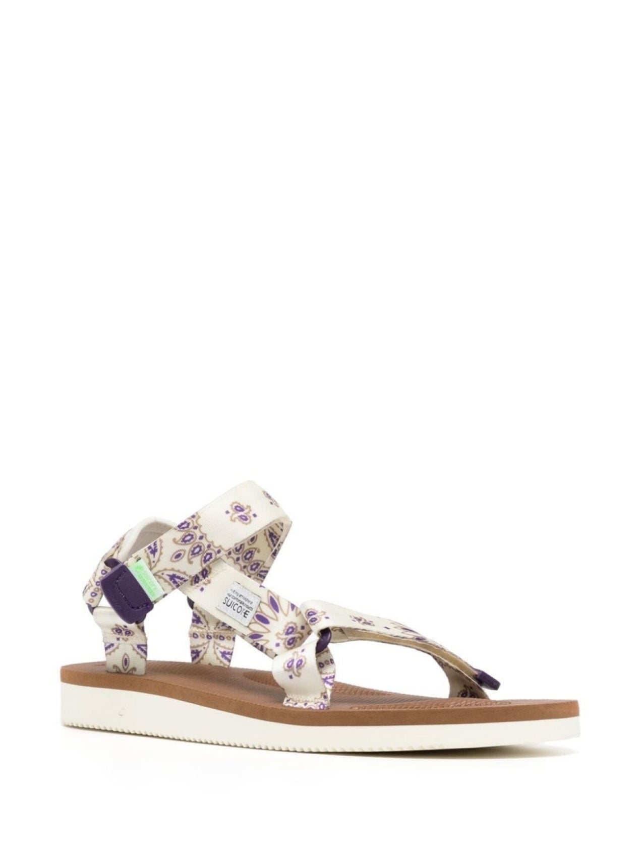 Suicoke DEPA-Cab Paisley Sandals White