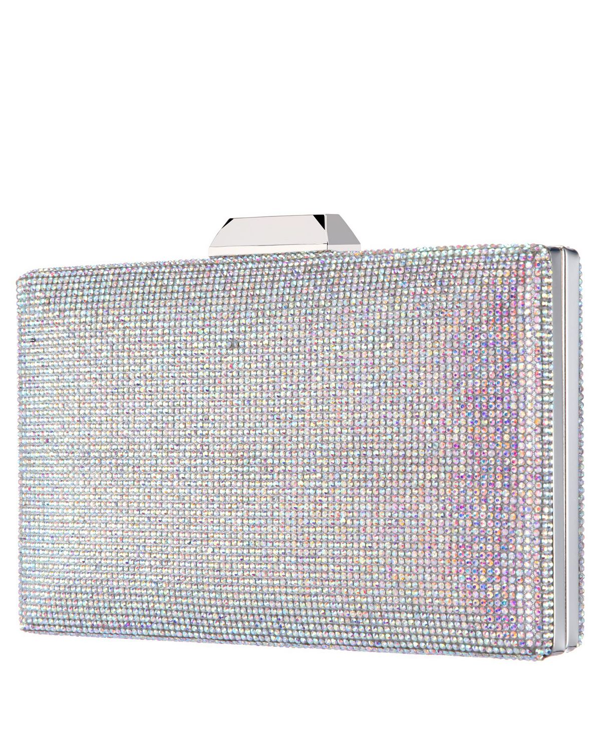 Women's crystal minaudiere Nina, white