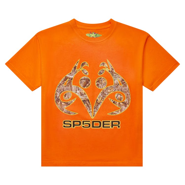 T-shirt Sp5der Real Tree 'Orange', orange