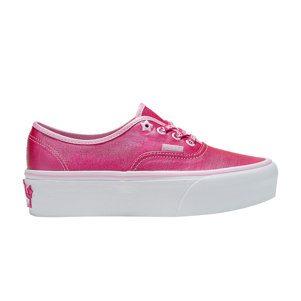 Barbie x Authentic Stackform Vans boots, pink