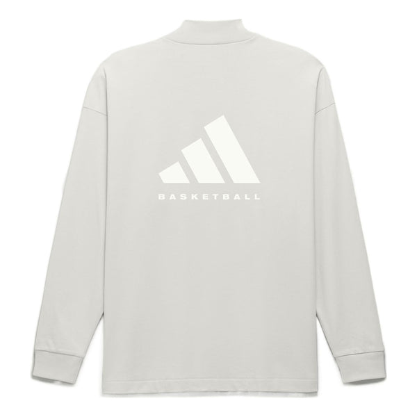 Adidas Basketball Long Sleeve Tee 'Beige', beige