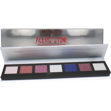 Makeup Revolution Alexis Stone The Transformation Eyeshadow Palette 7 shades 8.4G, Revolution Beauty