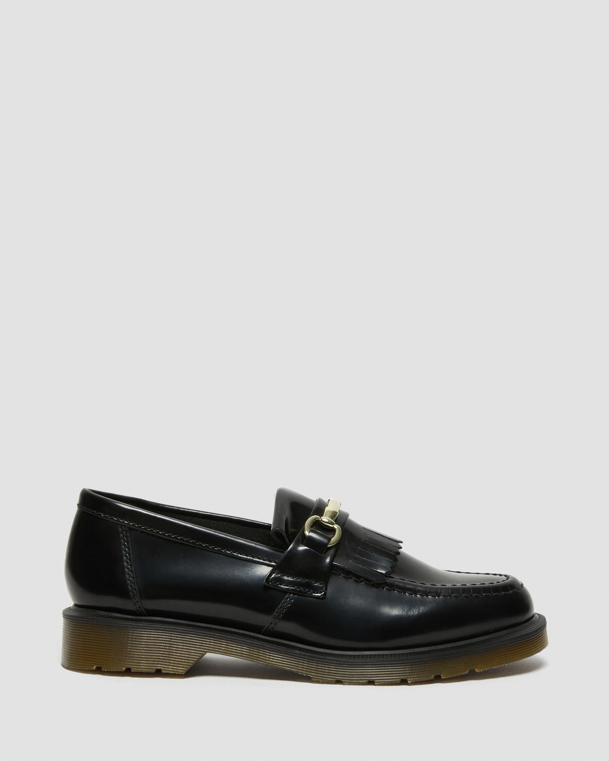 Adrian Snaffle Dr. Sleek Leather Kiltie Loafers. Martens