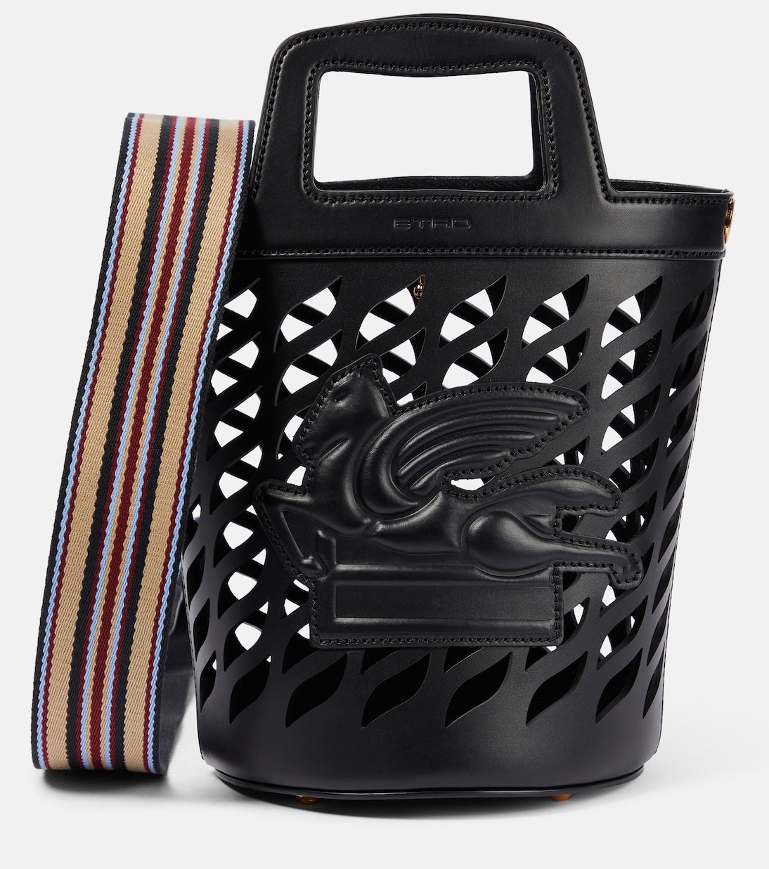 Coffa bucket bag in Etro leather, black